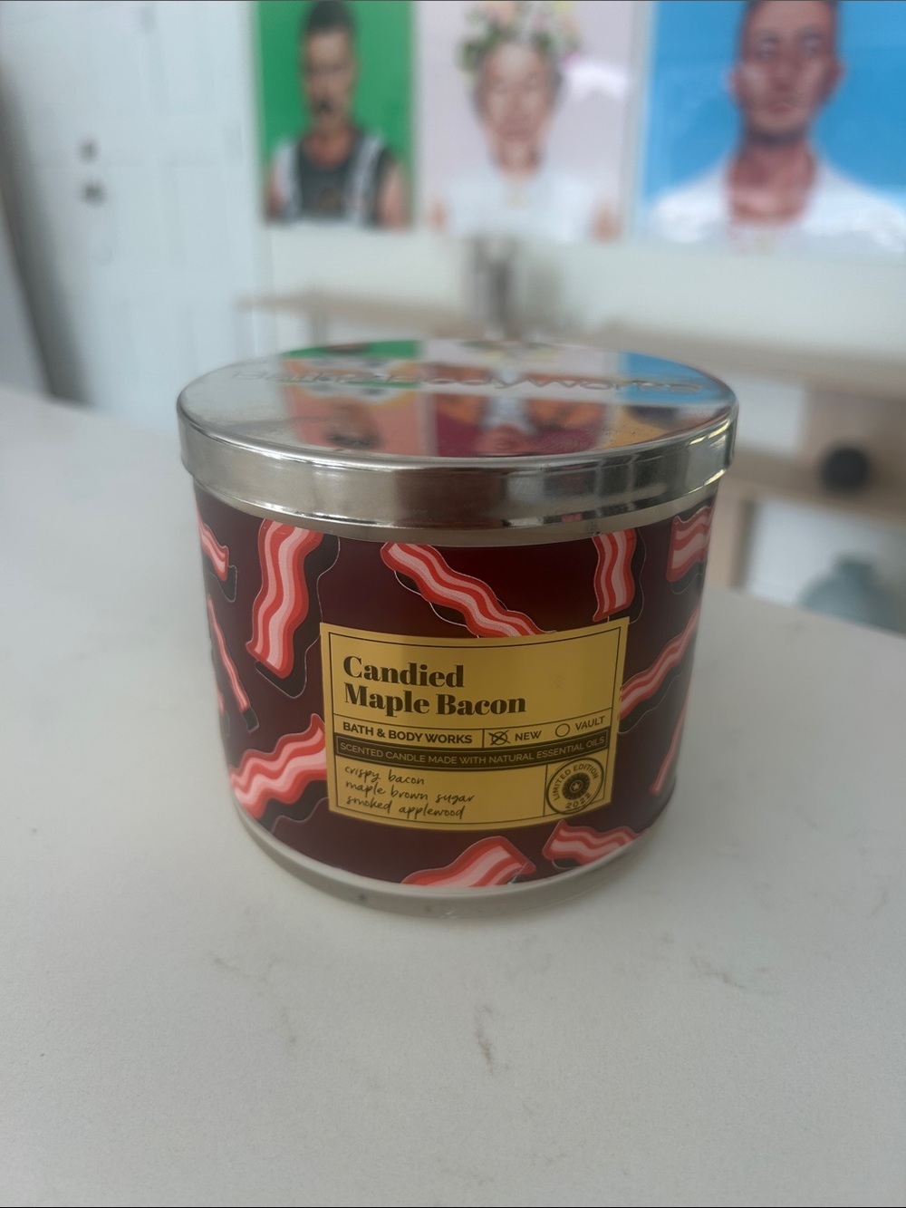 Bath and body candle